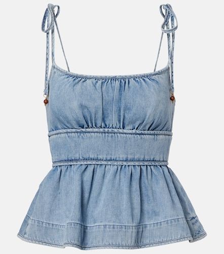 Zimmermann Wanderlust denim top - Zimmermann - Modalova