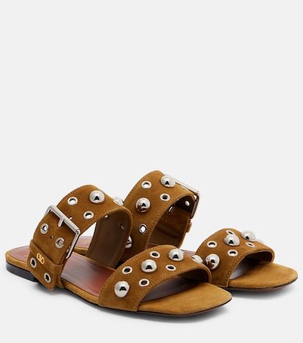 Sandali Nellcôte in suede con borchie - Valentino Garavani - Modalova