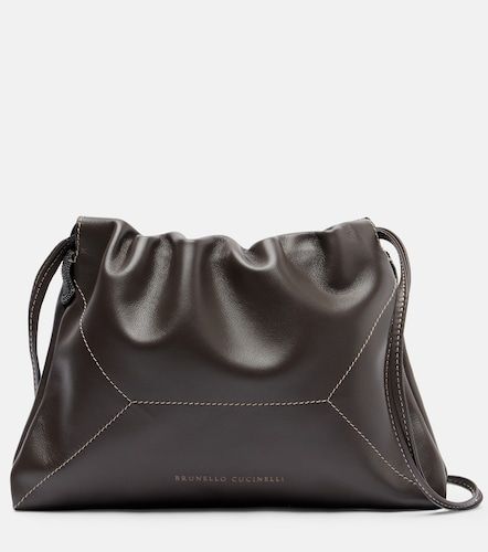 Borsa a tracolla Mini in pelle - Brunello Cucinelli - Modalova