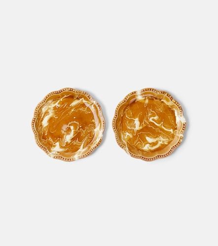 Set de 2 platos de postre de cerámica - Cabana - Modalova