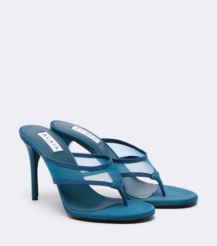Alaia Infra tulle thong sandals - Alaia - Modalova