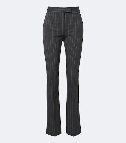 Pinstriped wool-blend flared pants - Sportmax - Modalova