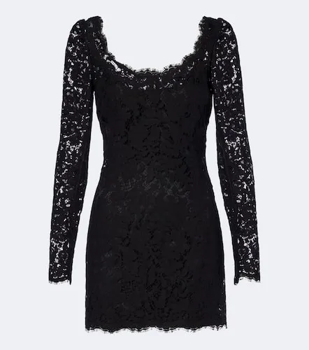 Vestido corto de encaje - Dolce&Gabbana - Modalova