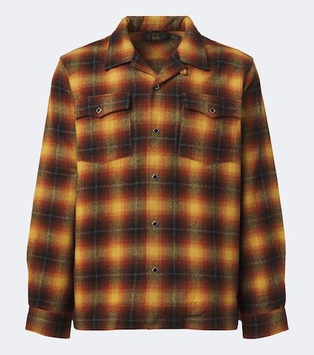 RRL Checked wool-blend shirt - RRL - Modalova