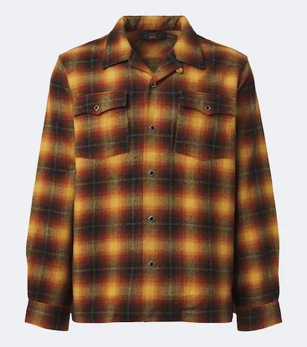 RRL Plaid wool-blend shirt - RRL - Modalova