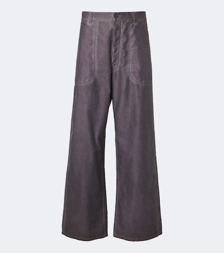 Pantaloni a gamba larga in cotone - Maison Margiela - Modalova