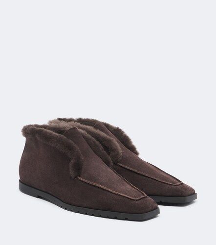 Toteme Botines de ante con borrego - Toteme - Modalova