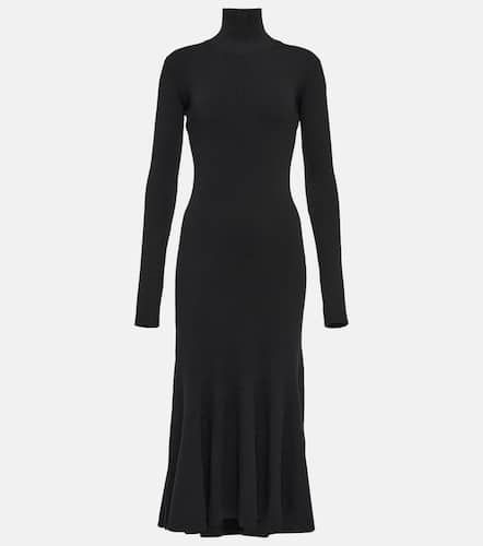 Turtleneck wool-blend midi dress - Balenciaga - Modalova