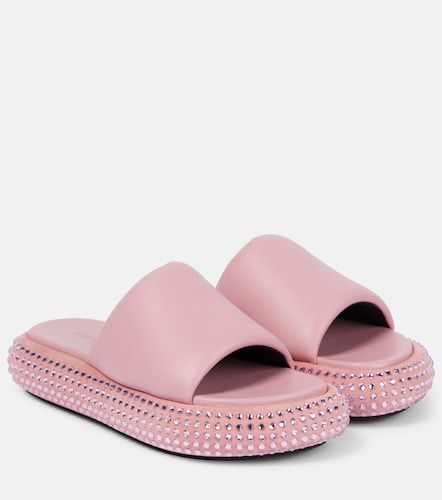 Sandali con platform in pelle - JW Anderson - Modalova