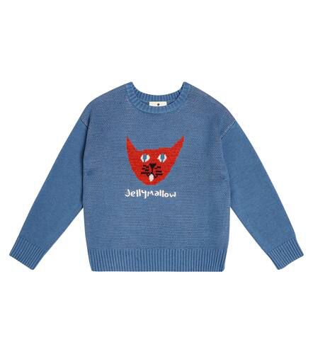 Cat cotton and wool-blend sweater - Jellymallow - Modalova