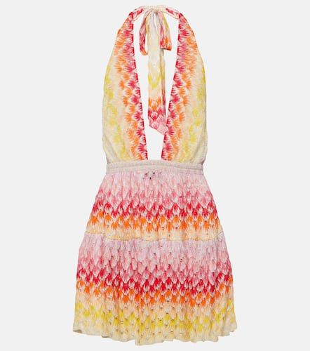 Knitted halterneck minidress - Missoni Mare - Modalova