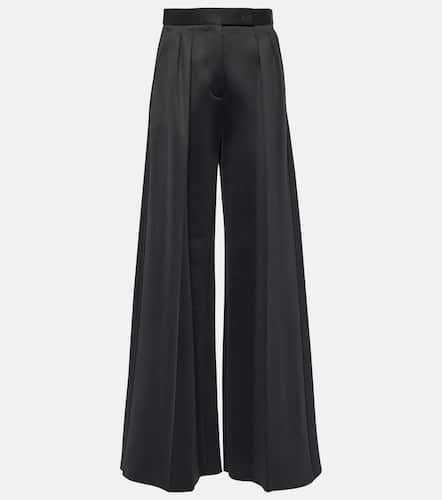 Zinnia pleated jersey wide-leg pants - Max Mara - Modalova