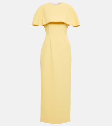 Elham cape crêpe midi dress - Emilia Wickstead - Modalova