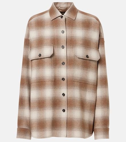 Jenna checked flannel overshirt - Loro Piana - Modalova