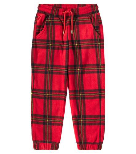 Checked fleece sweatpants - Mini Rodini - Modalova