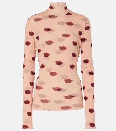 Printed cotton turtleneck top - Stella McCartney - Modalova