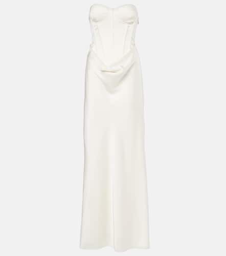 Bridal embellished satin corset dress - Rotate - Modalova