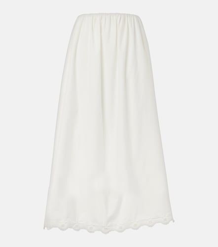 Gonna lunga Antoinette in cotone con ricamo - Posse - Modalova