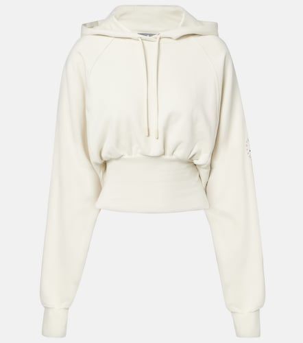 Sudadera cropped de algodón - Adidas by Stella McCartney - Modalova