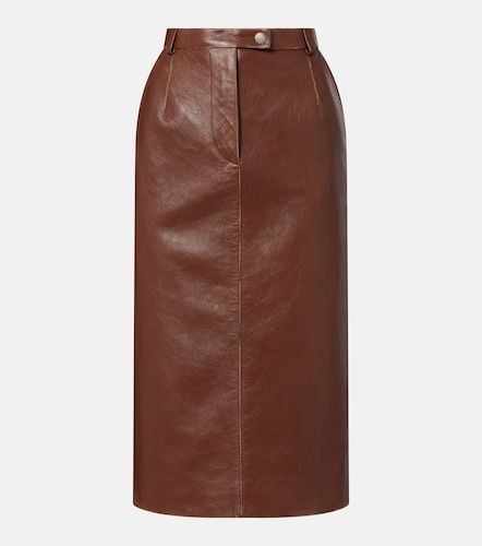 Prada Bleistiftrock aus Leder - Prada - Modalova