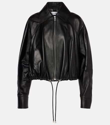 Loewe Leather bomber jacket - Loewe - Modalova