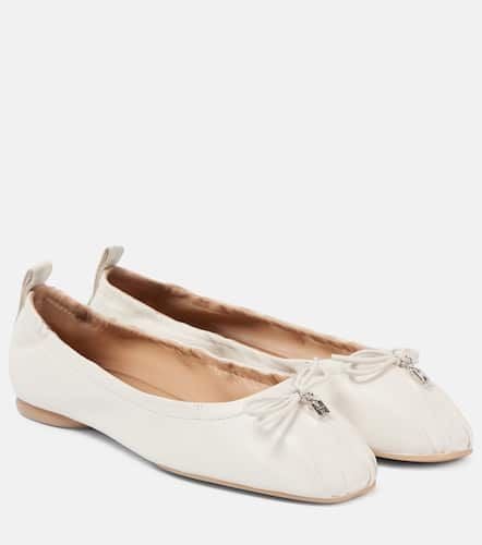 H684 bow-detail leather ballet flats - Hogan - Modalova