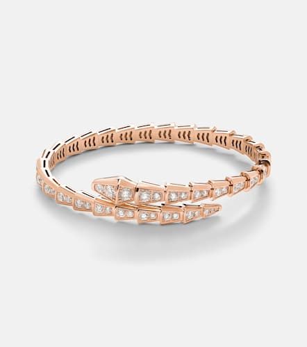 Serpenti Viper 18kt rose bracelet with diamonds - Bvlgari - Modalova