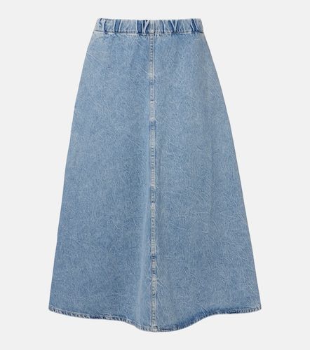 X Maria McManus falda midi de denim con efecto desgastado - Agolde - Modalova