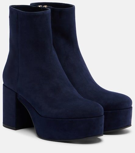 Botines con plataforma Sally de ante - Gianvito Rossi - Modalova