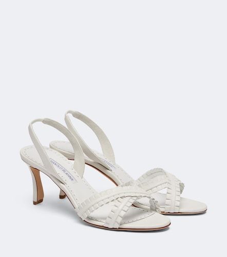 Volusan leather slingback sandals - Manolo Blahnik - Modalova