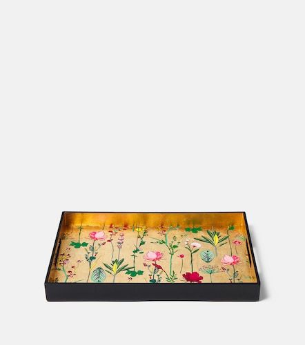 Bandeja de madera lacada floral - Les-Ottomans - Modalova