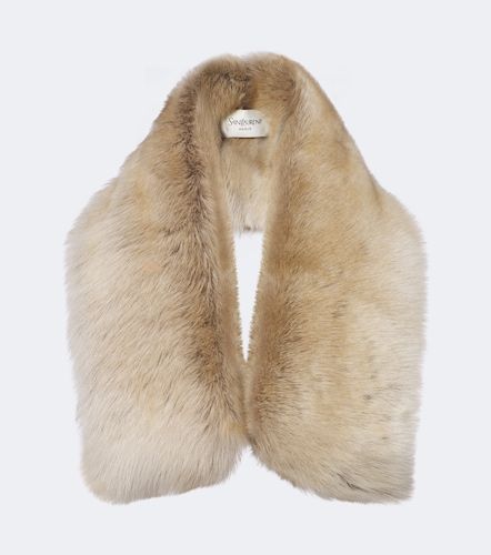 Saint Laurent Sciarpa in shearling - Saint Laurent - Modalova