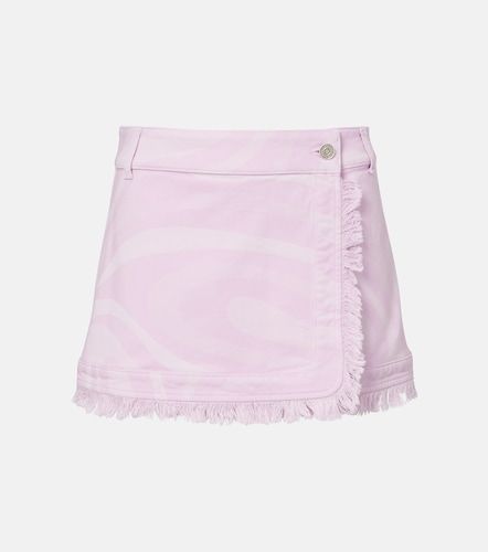 Minigonna in denim distressed Marmo - Pucci - Modalova