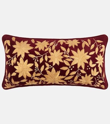 Cuscino in velluto di cotone con ricamo - Les-Ottomans - Modalova