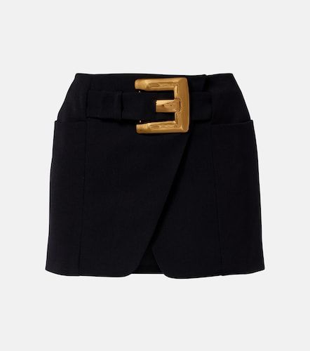 Minifalda de lana virgen grain de poudre - Balmain - Modalova