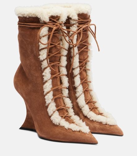 Nina 105 suede wedge boots - Paris Texas - Modalova