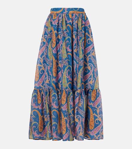 Etro Falda larga de algodón y seda - Etro - Modalova