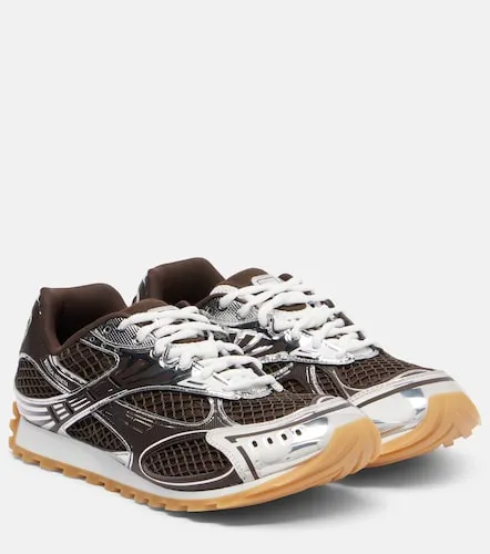 Orbit leather-trimmed sneakers - Bottega Veneta - Modalova