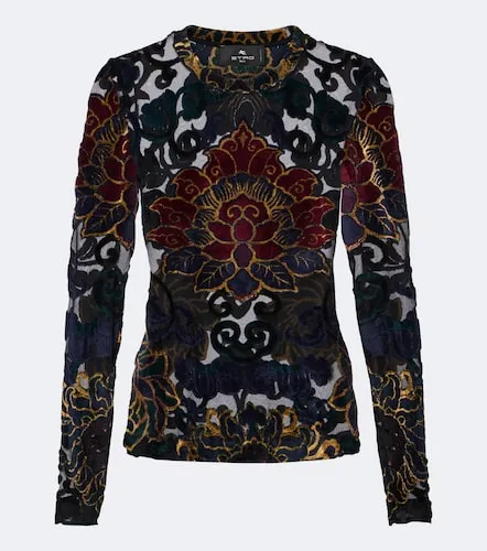 Etro Top aus Devoré - Etro - Modalova