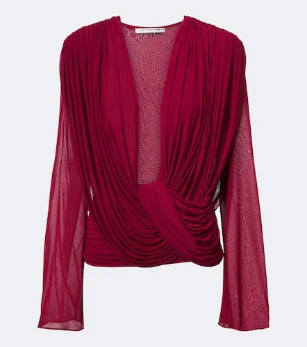 Ripple draped jersey top - Christopher Esber - Modalova