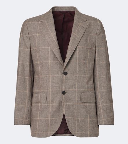 Checked virgin wool blazer - Rubinacci - Modalova