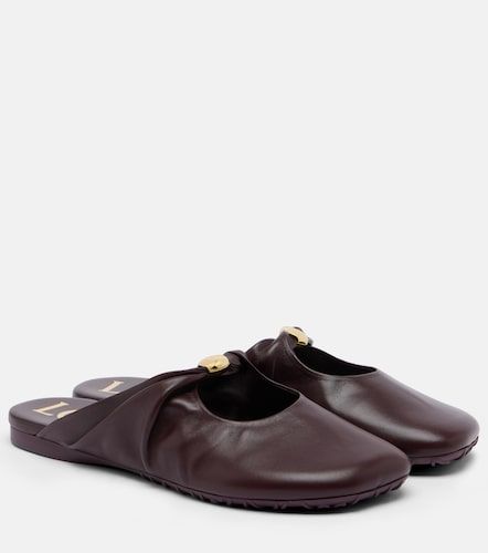 Loewe Pebble Soft leather mules - Loewe - Modalova