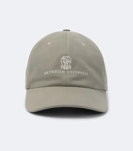 Logo cotton baseball cap - Brunello Cucinelli - Modalova