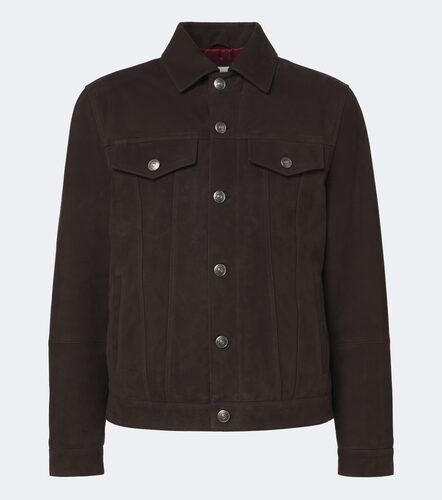 Brunello Cucinelli Giacca in suede - Brunello Cucinelli - Modalova