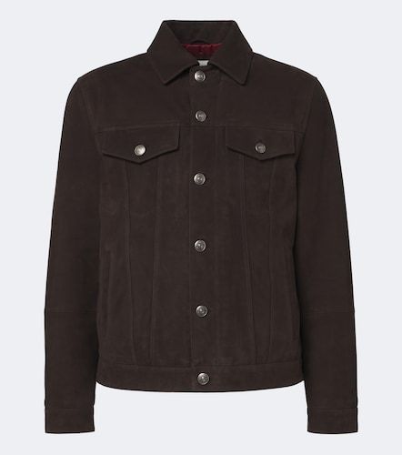 Brunello Cucinelli Chaqueta de ante - Brunello Cucinelli - Modalova