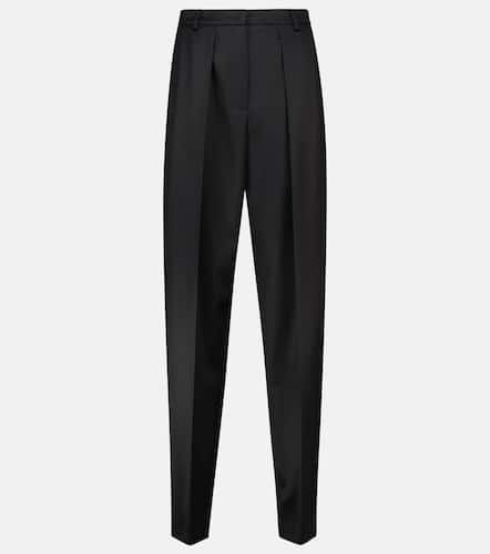 High-rise tapered wool pants - Magda Butrym - Modalova