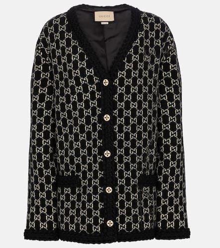 Gucci GG jacquard wool cardigan - Gucci - Modalova