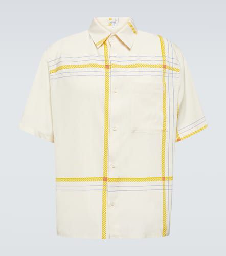 Loewe Checked silk and cotton shirt - Loewe - Modalova