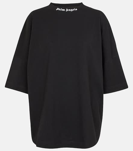 T-shirt oversize in jersey di cotone con logo - Palm Angels - Modalova