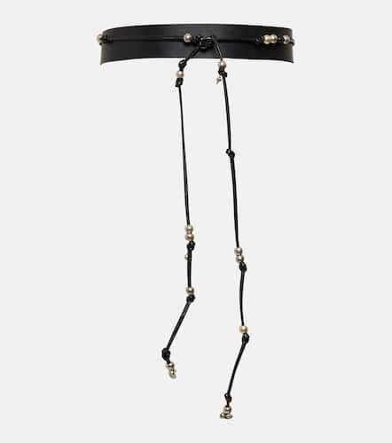 Embellished tie leather belt - Altuzarra - Modalova